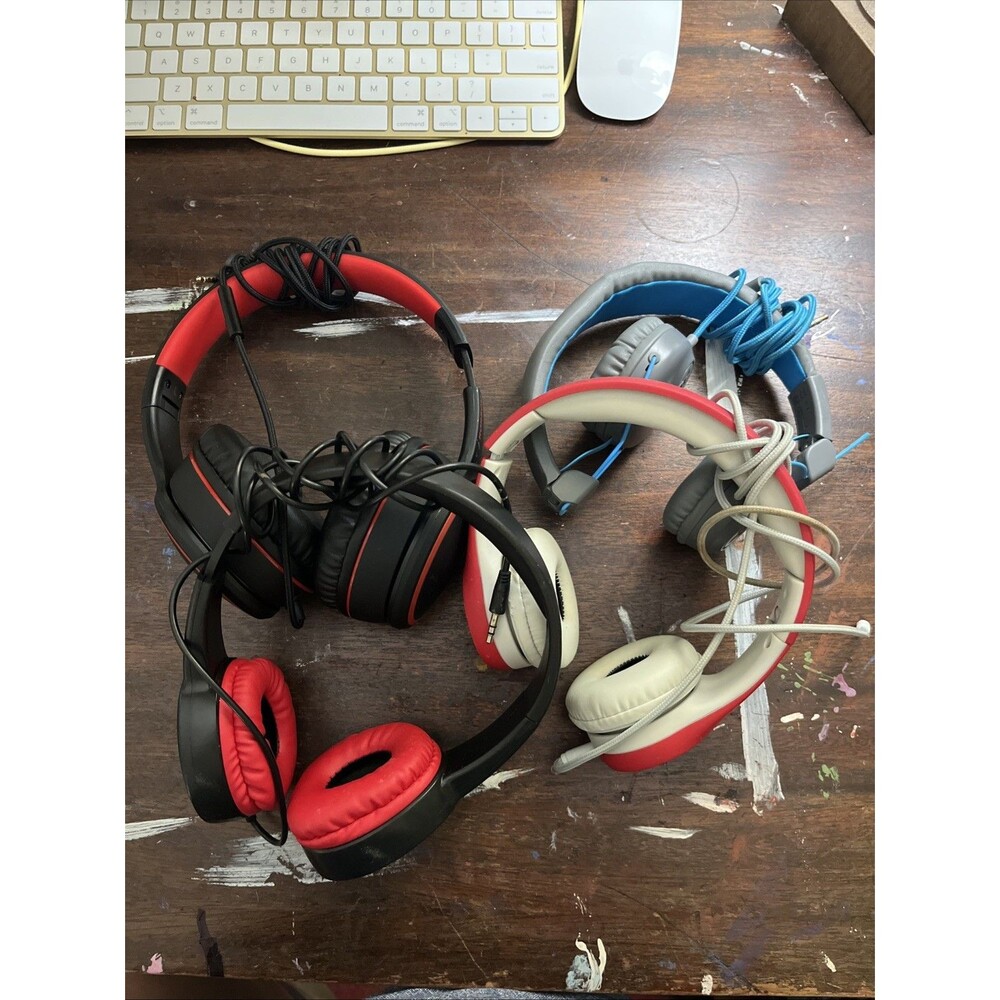 Lot of 4 Corded Headphones Harry Potter Jlab Rorsou